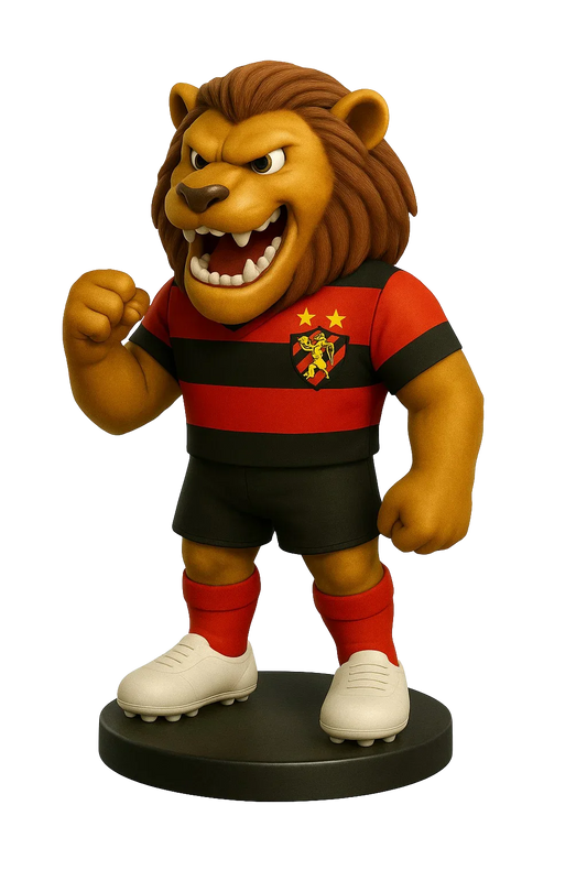 Estatueta Mascote Esporte Clube Recife Leão