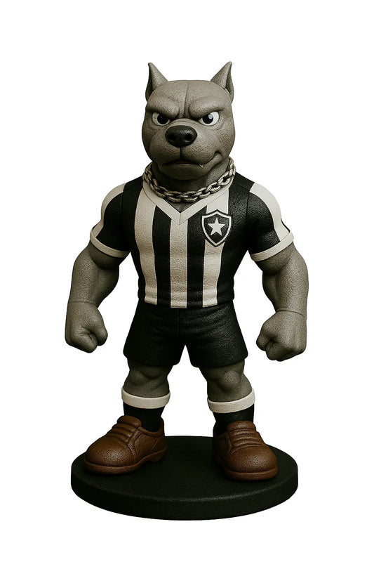 Estatueta Mascote do Botafogo 16cm - Edição Especial - 3D Fans - Mascotes
