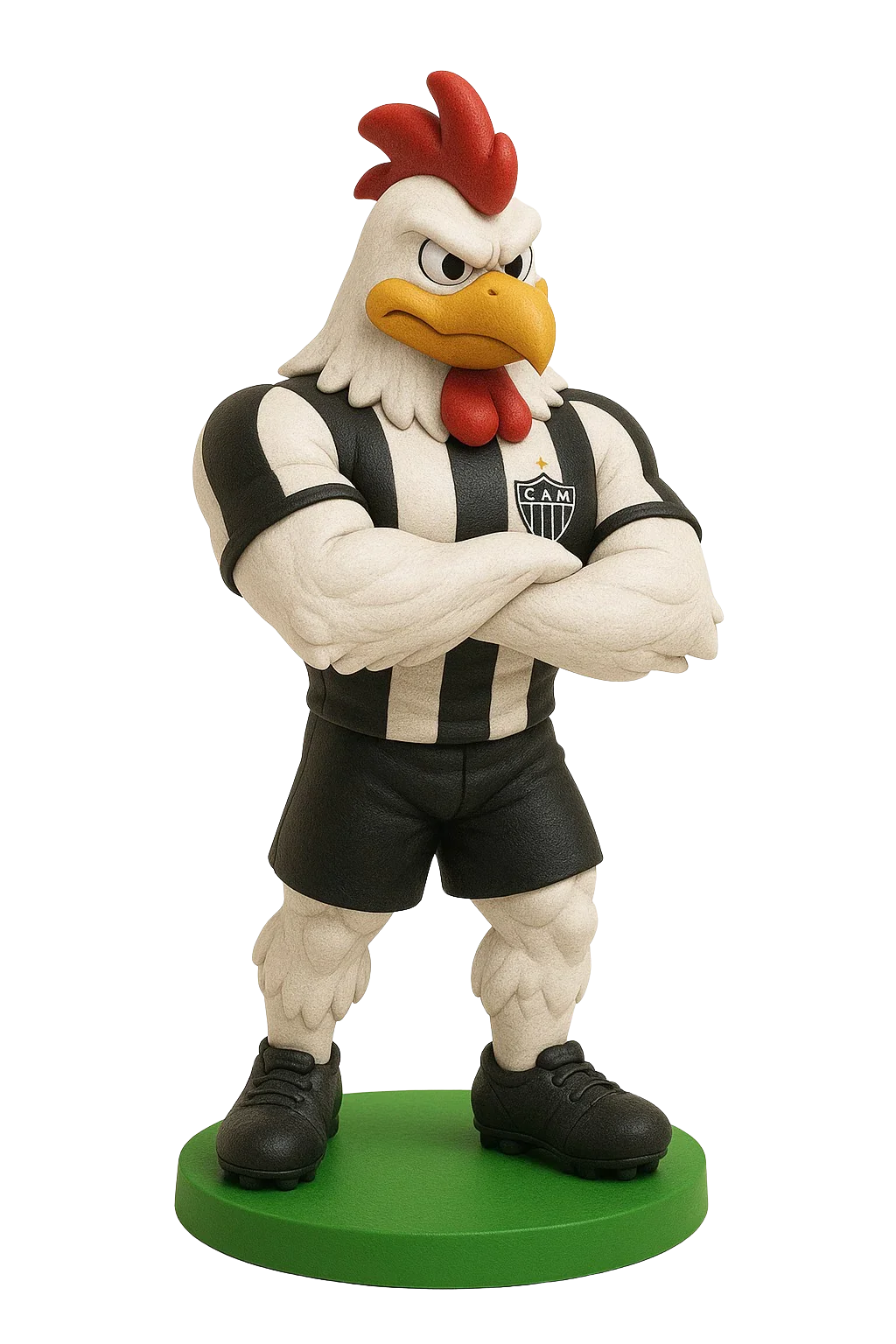 Estatueta Mascote do Atlético Mineiro 16cm - 3D Fans - Mascotes