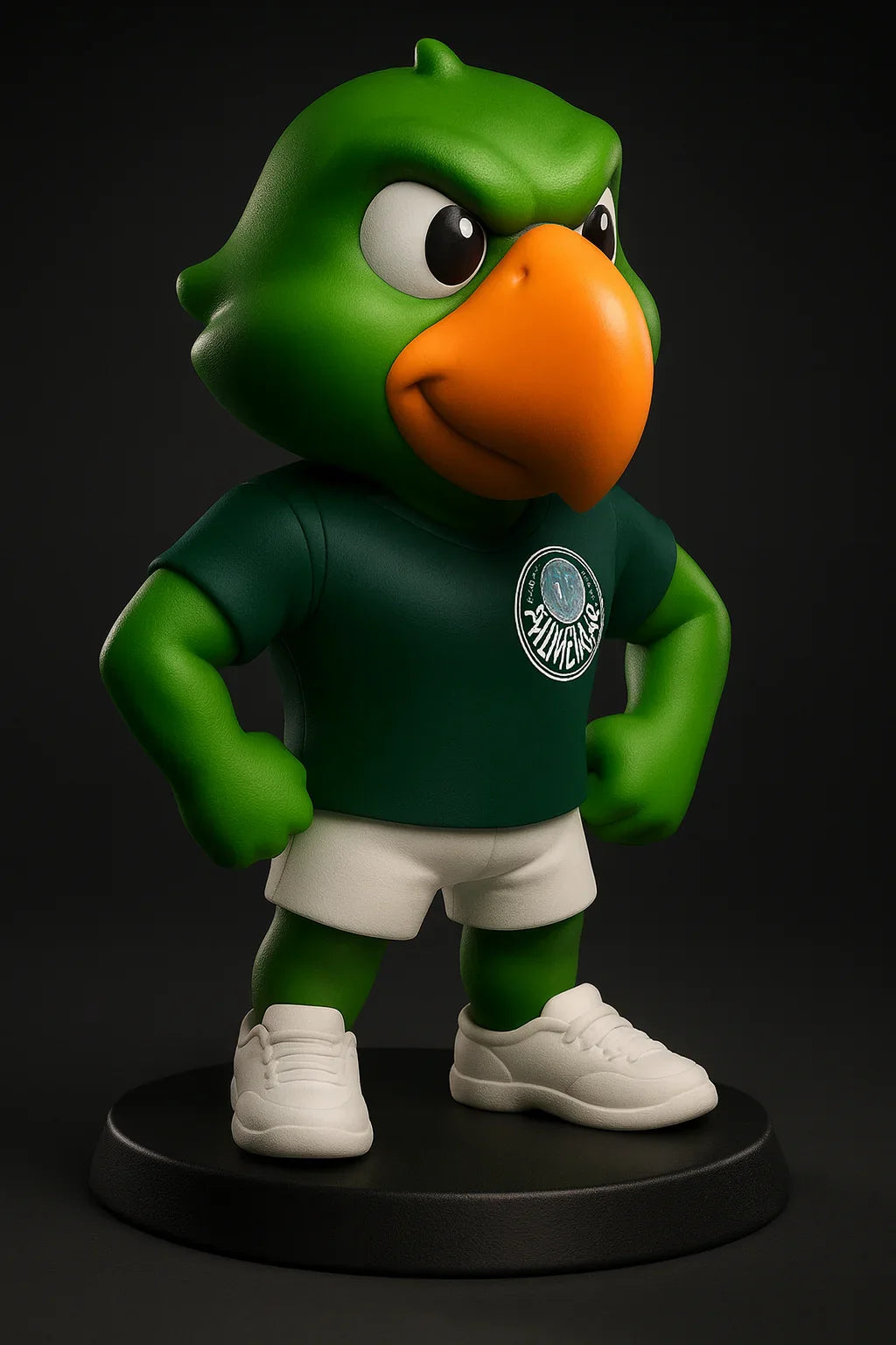 Estatueta Mascote Palmeiras Periquito - Edição Especial - 3D Fans - Mascotes