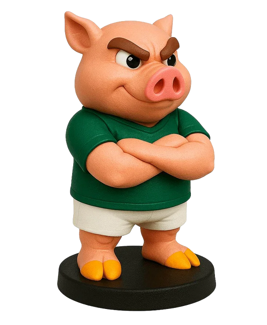 Estatueta Mascote do Palmeiras 16cm - 3D Fans - Mascotes