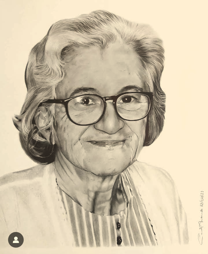 Retrato realista em grafite