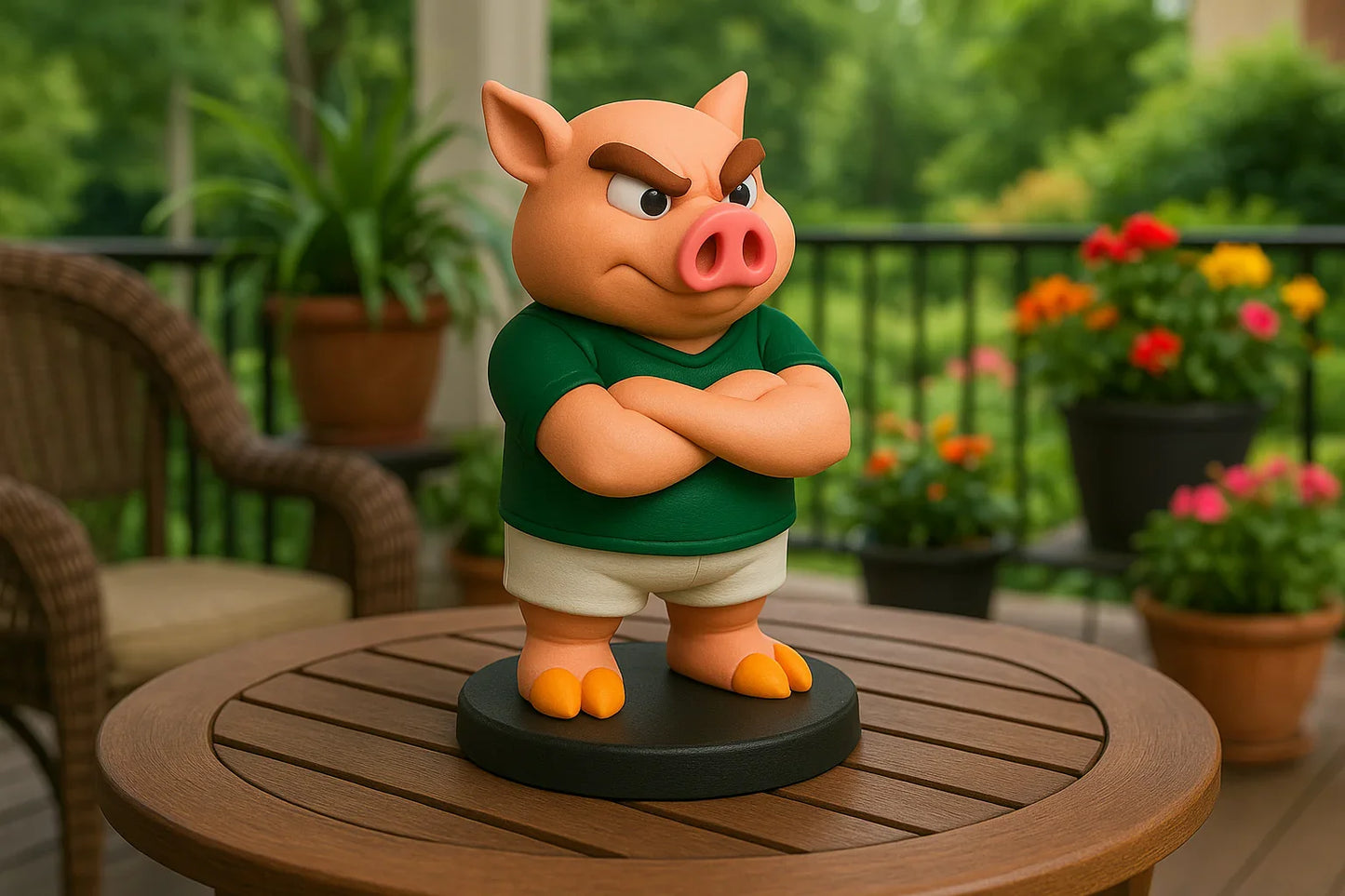 Estatueta Mascote do Palmeiras 16cm - 3D Fans - Mascotes