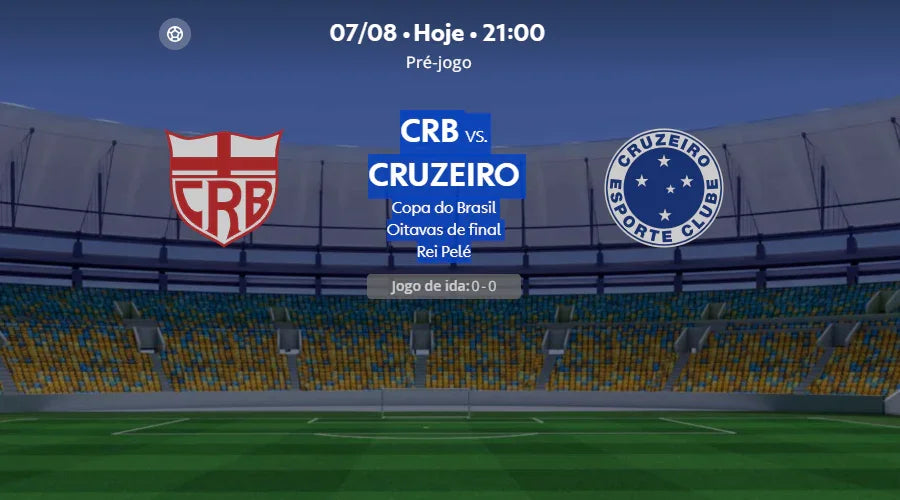 ⚽ CRB x Cruzeiro: Hoje, às 21h, no Rei Pelé – Um Duelo de Gigantes nas Oitavas da Copa do Brasil!