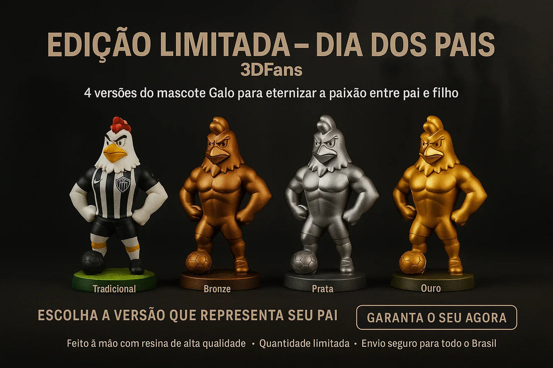 Galo Edição Dia dos Pais — 4 versões para eternizar a paixão