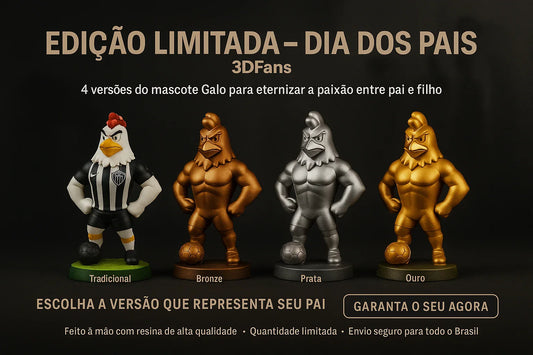 Galo Edição Dia dos Pais — 4 versões para eternizar a paixão