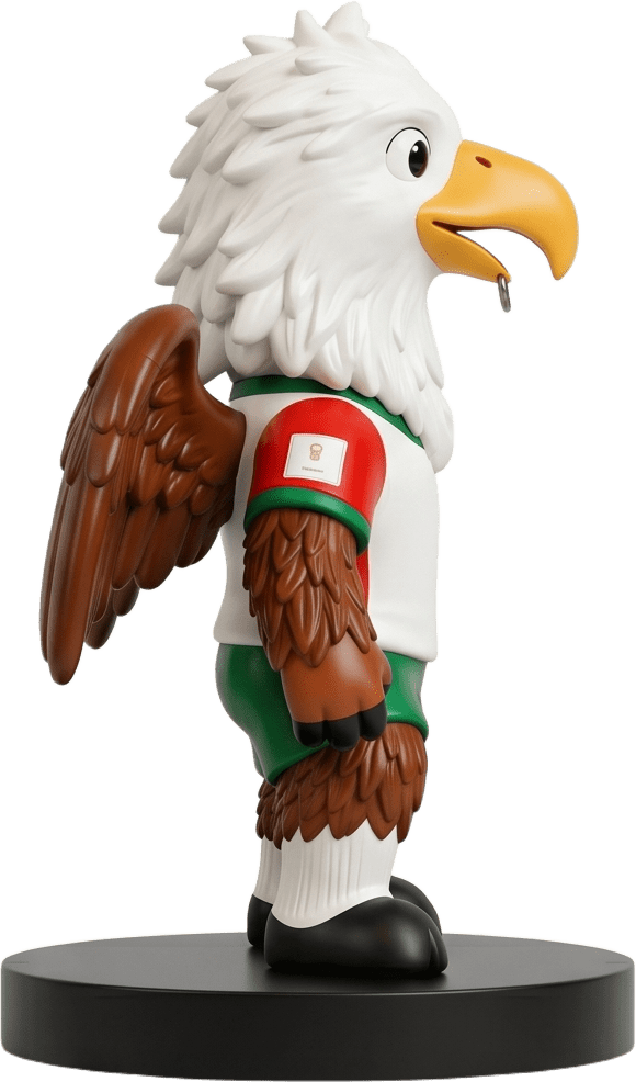 Copa do Mundo 2026 - Mascote Águia Americana - Colecionador Premium