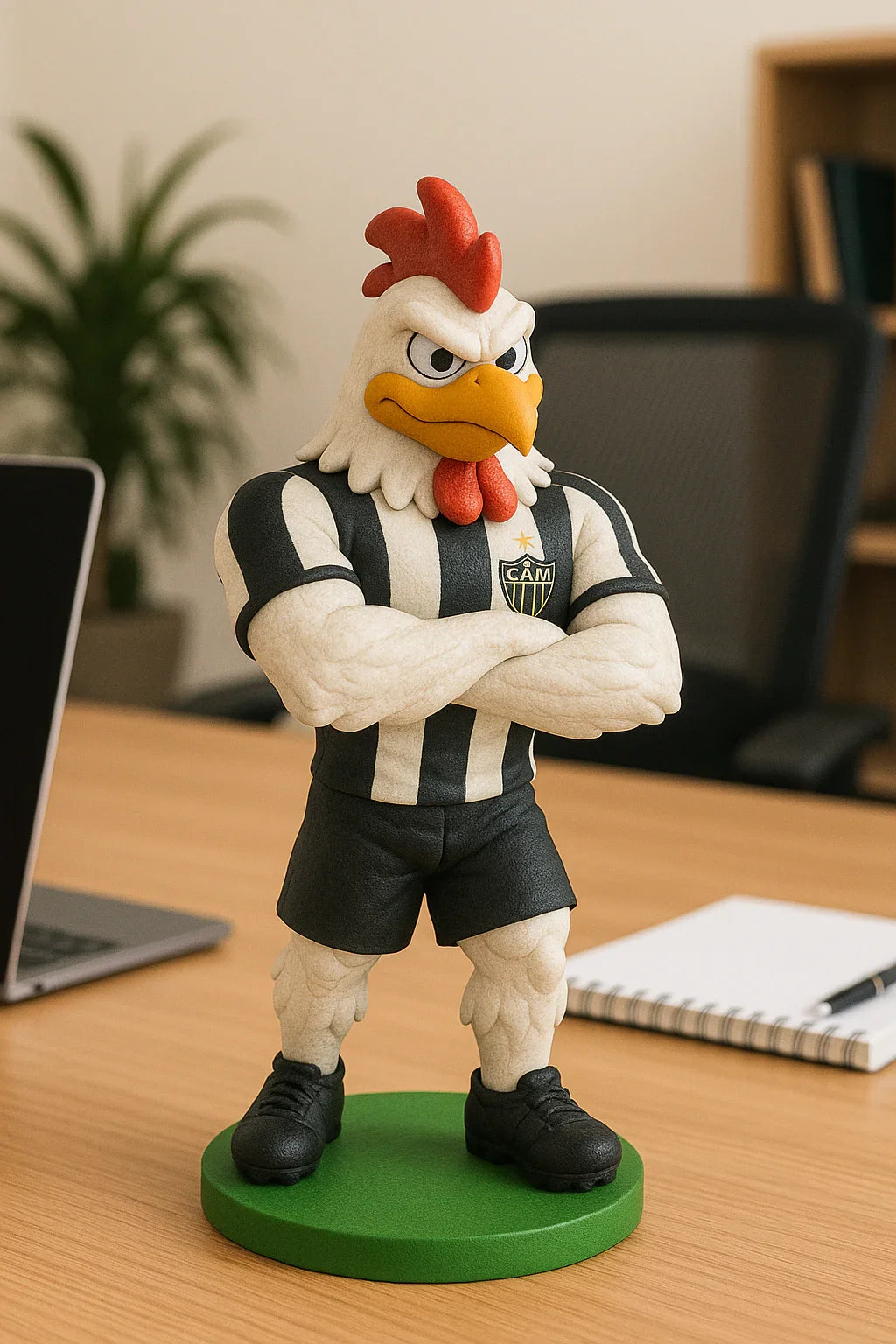 Estatueta Mascote do Atlético Mineiro 16cm - 3D Fans - Mascotes