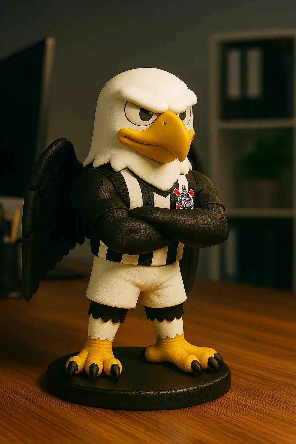 Estatueta Mascote Corinthians Gavião