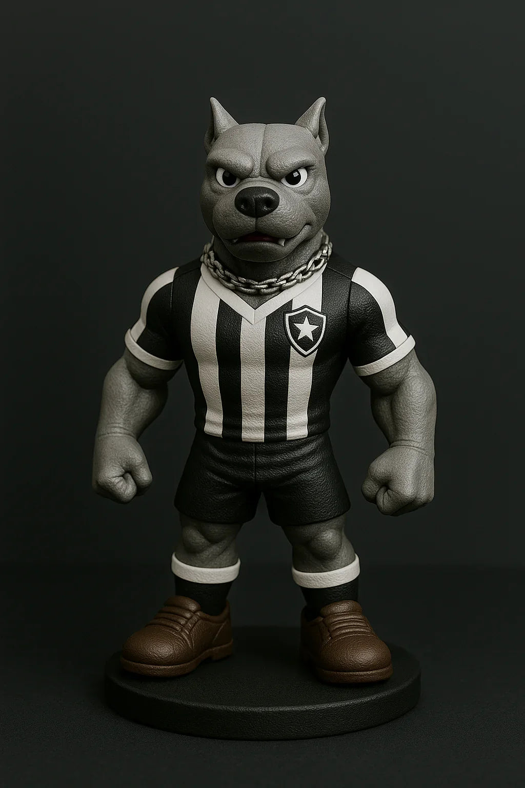 Estatueta Mascote do Botafogo 16cm - Edição Especial - 3D Fans - Mascotes