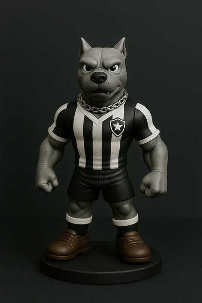 Estatueta Mascote do Botafogo 16cm - Edição Especial - 3D Fans - Mascotes