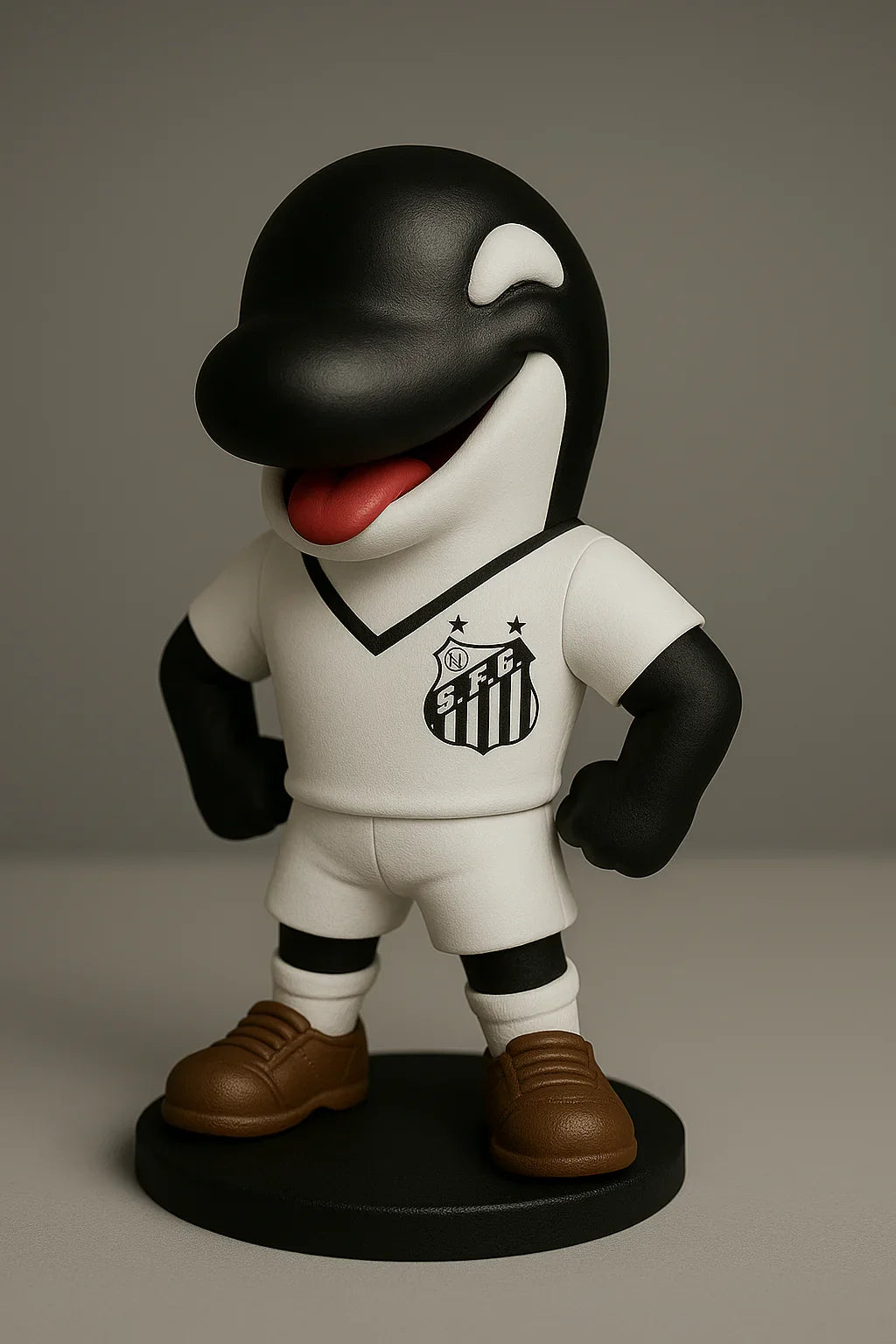 Estatueta Mascote do Santos 16cm - 3D Fans - Mascotes