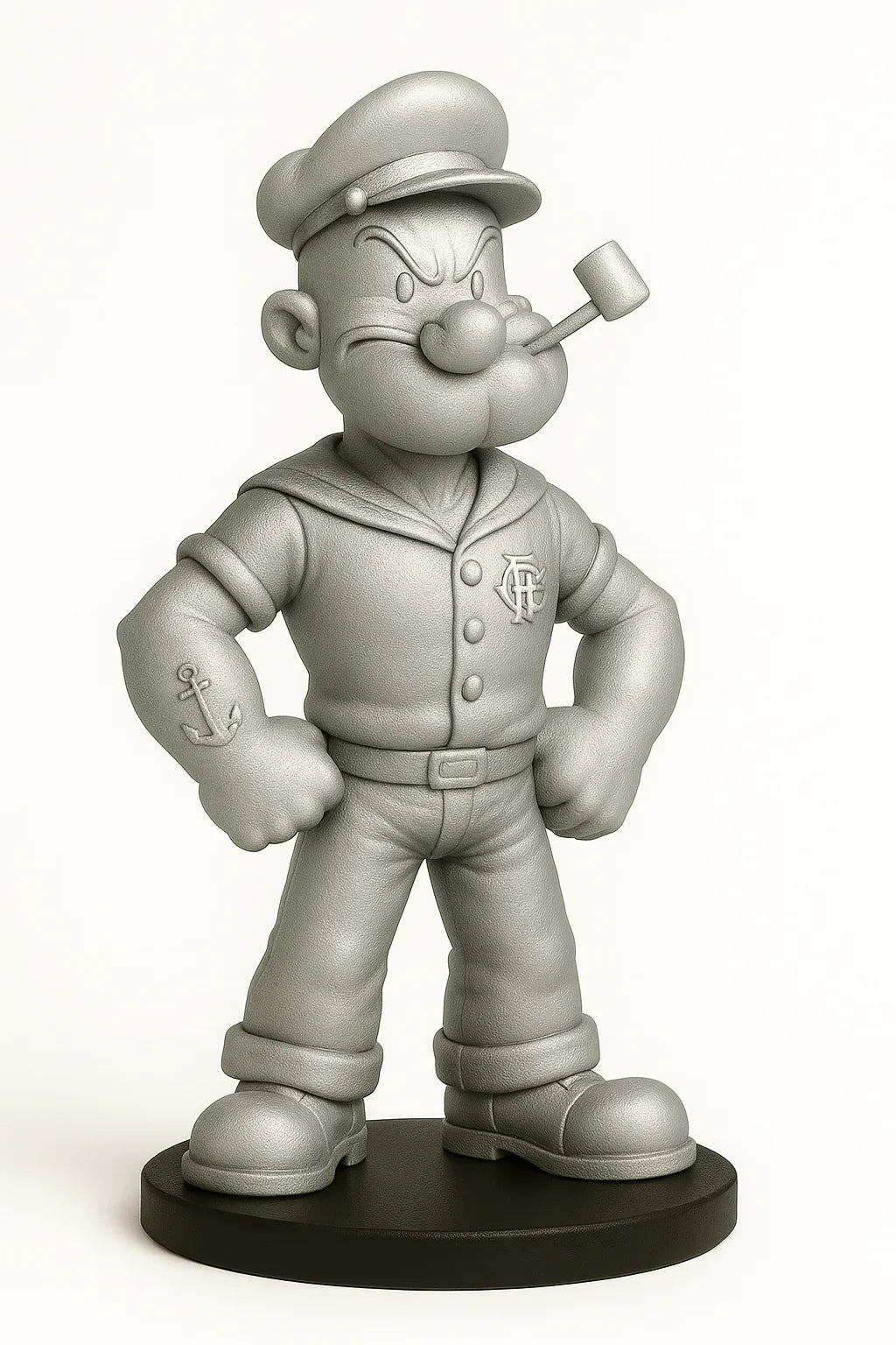 Estatueta Mascote do Flamengo Popeye - Edição Especial