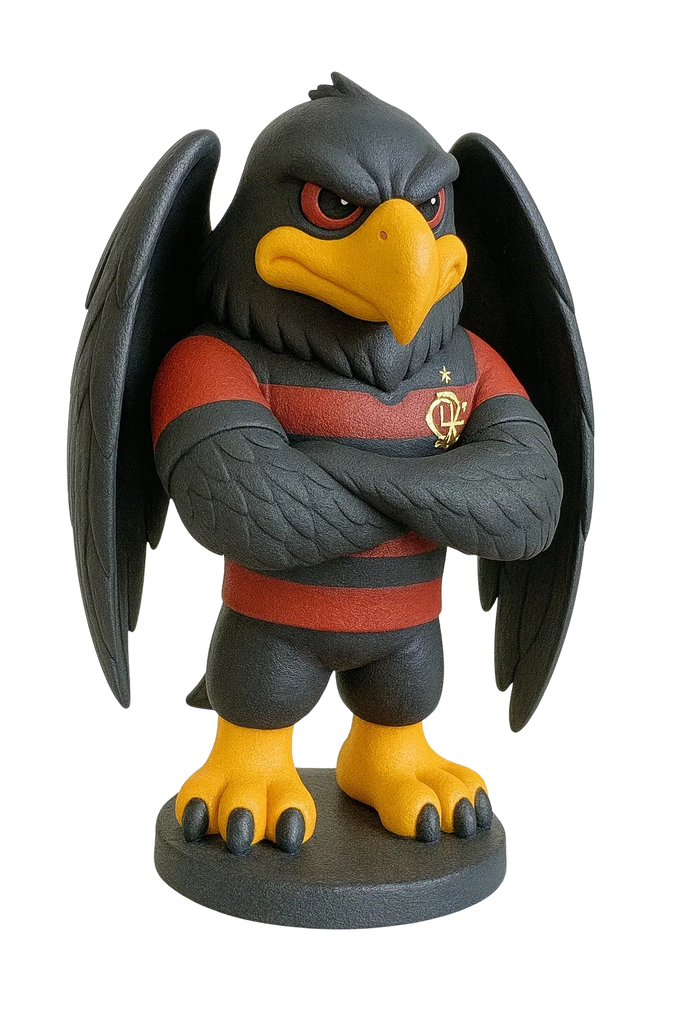 Estatueta Mascote Urubu Flamengo - Edição Especial