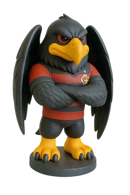 Estatueta Mascote Urubu Flamengo - Edição Especial
