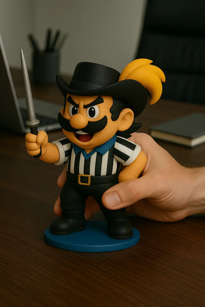 Estatueta Mascote do Grêmio 16cm - 3D Fans - Mascotes