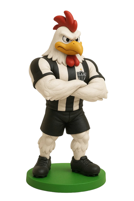 Estatueta Mascote do Atlético Mineiro 16cm - 3D Fans - Mascotes