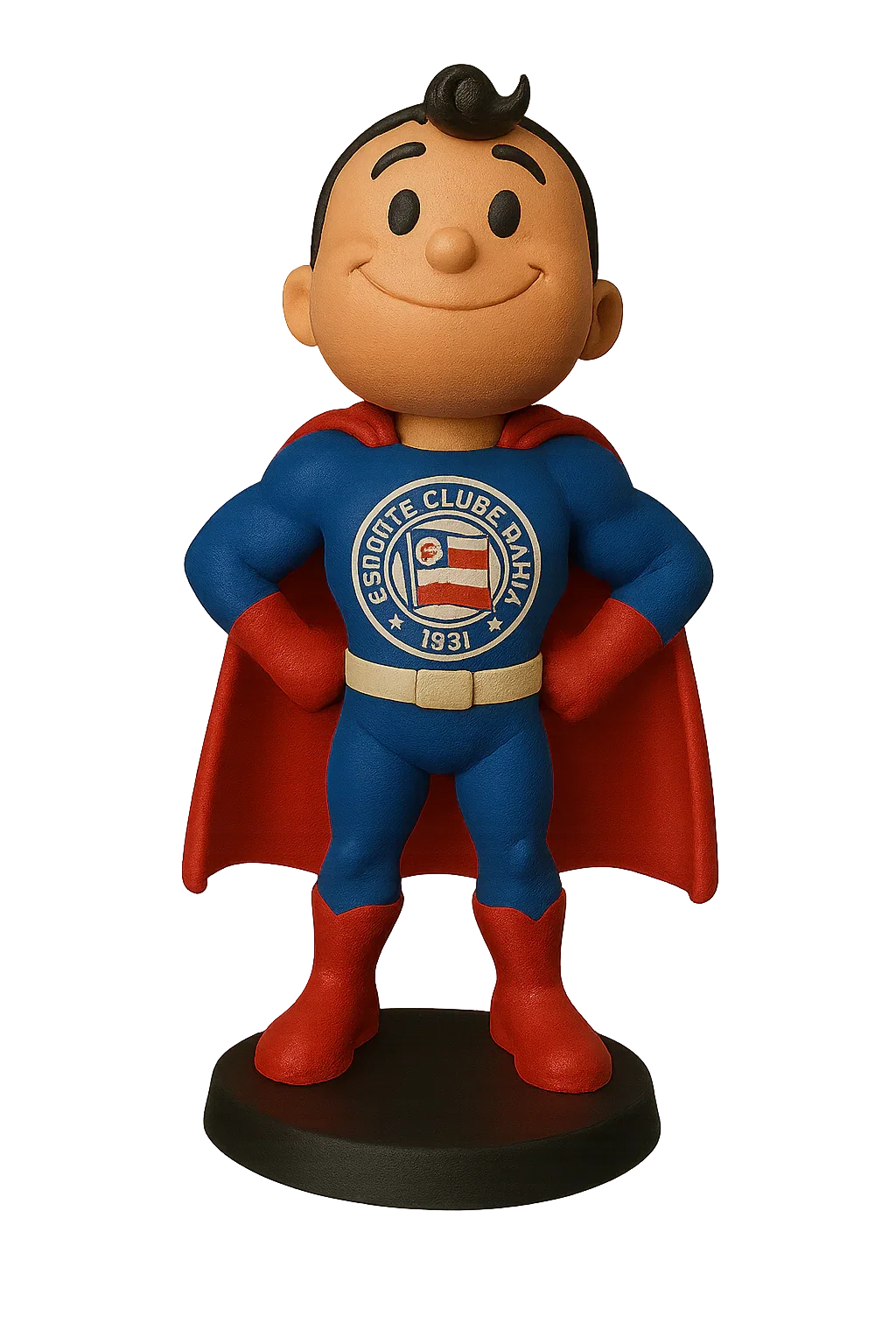 Etatueta Mascote Bahia Super Homem 16cm - 3D Fans - Mascotes