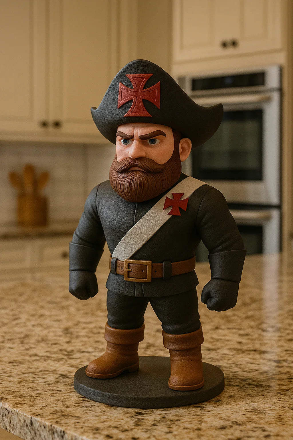 Estatueta Mascote do Vasco da Gama 16cm - 3D Fans - Mascotes