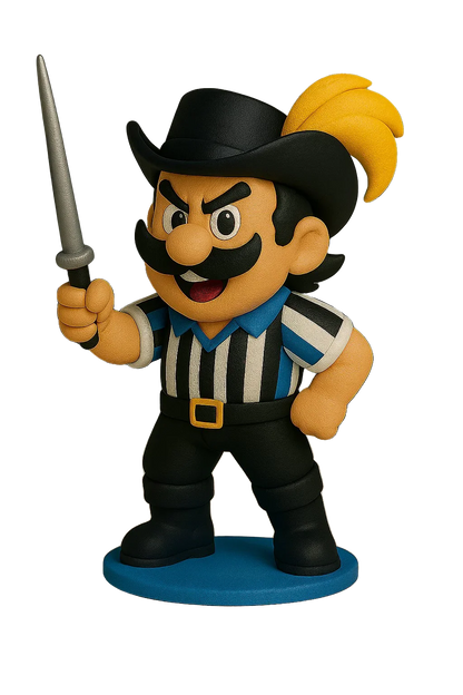 Estatueta Mascote do Grêmio 16cm - 3D Fans - Mascotes