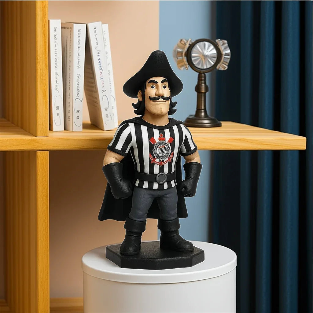 Estatueta Mascote do Corinthians 16cm - 3D Fans - Mascotes