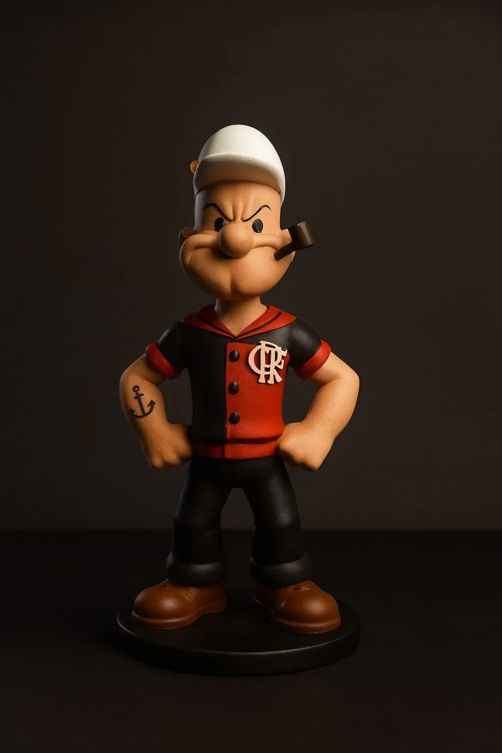 Estatueta Mascote do Flamengo Popeye - Edição Especial