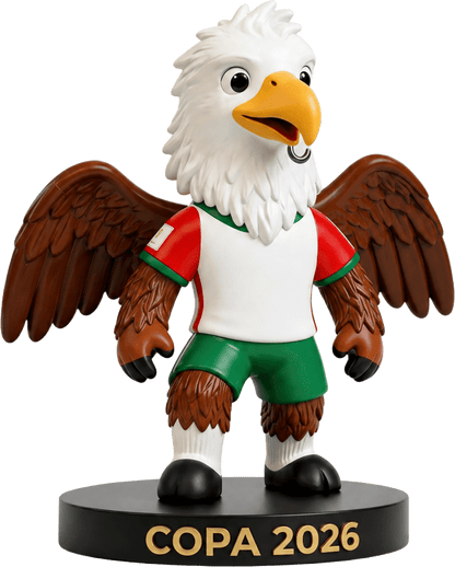 Copa do Mundo 2026 - Mascote Águia Americana - Colecionador Premium