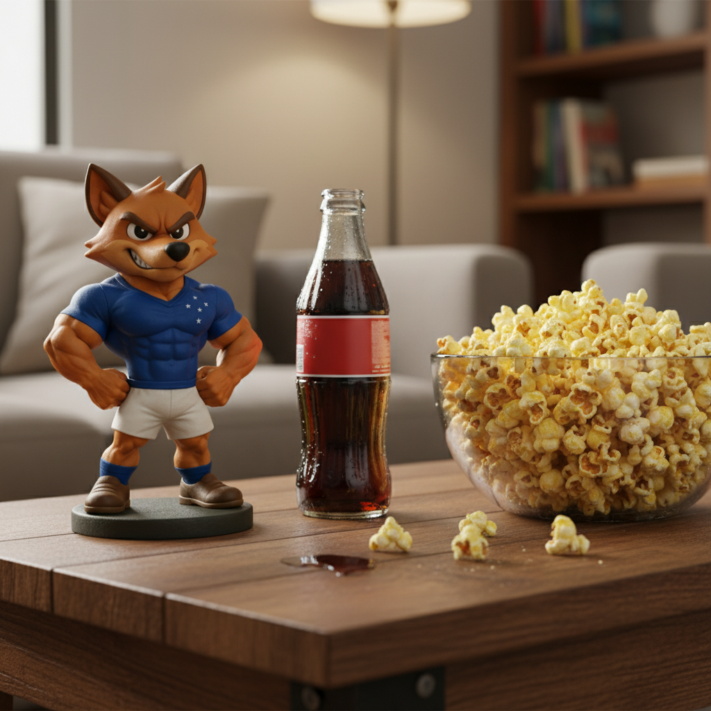 Mascote do Cruzeiro Raposa - Edição LIMITADA