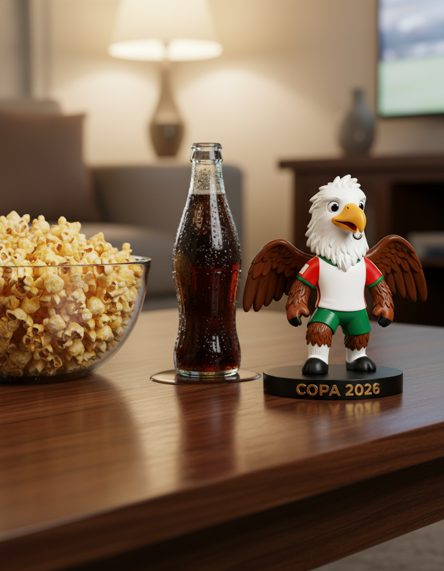Copa do Mundo 2026 - Mascote Águia Americana - Colecionador Premium