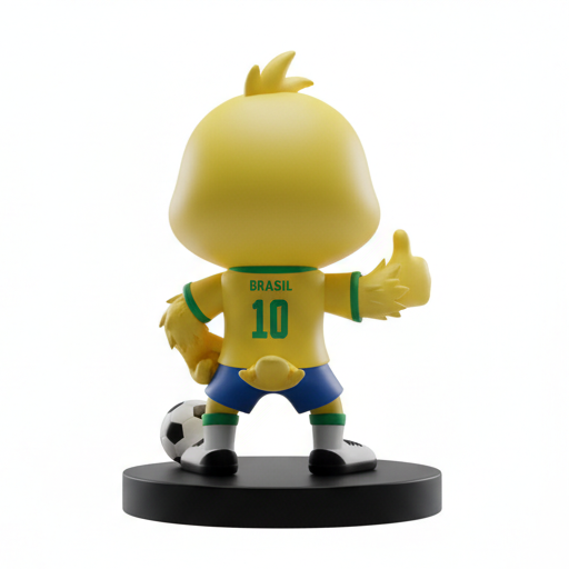 Mascote Canarinho Seleção Brasileira - Premium Colecionador