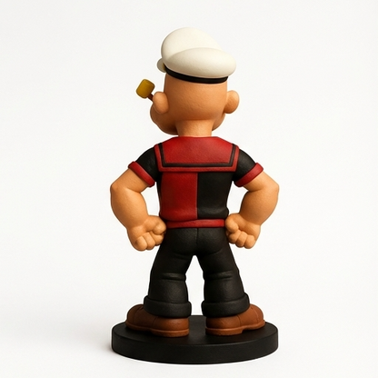 Mascote Popeye do Flamengo Produzido artesanalmente para colecionadores rubro-negros