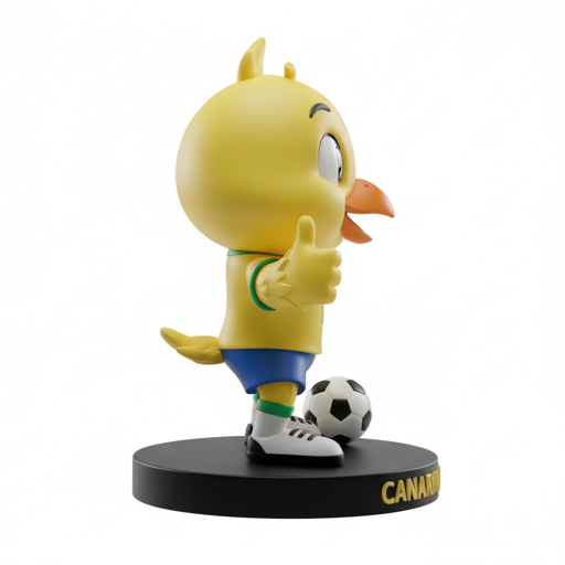 Mascote Canarinho Seleção Brasileira - Premium Colecionador