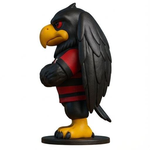 Estatueta Mascote Urubu Flamengo - Edição Especial