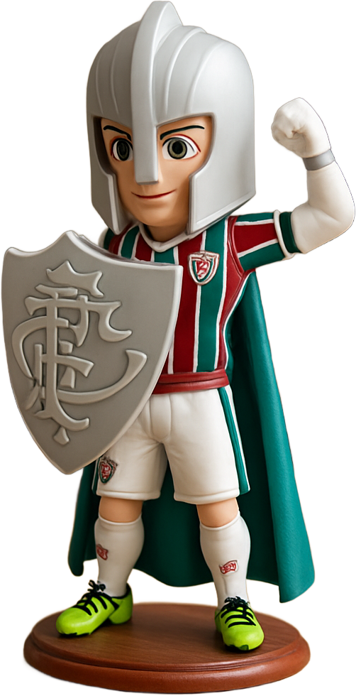 Mascote Guerreiro Fluminense - Exclusivo
