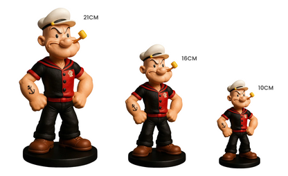 Mascote Popeye do Flamengo Produzido artesanalmente para colecionadores rubro-negros