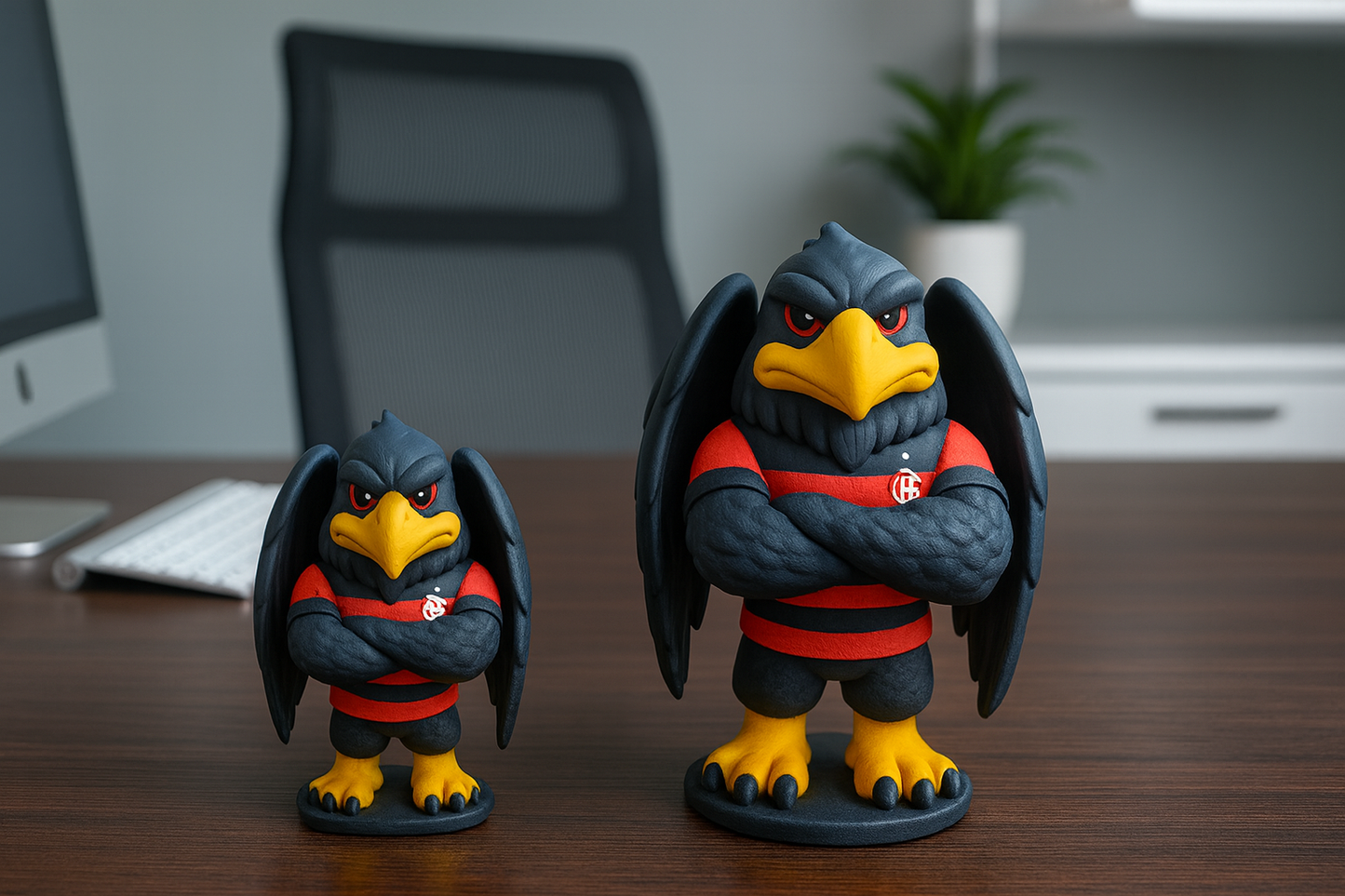 Estatueta Mascote Urubu Flamengo - Edição Especial
