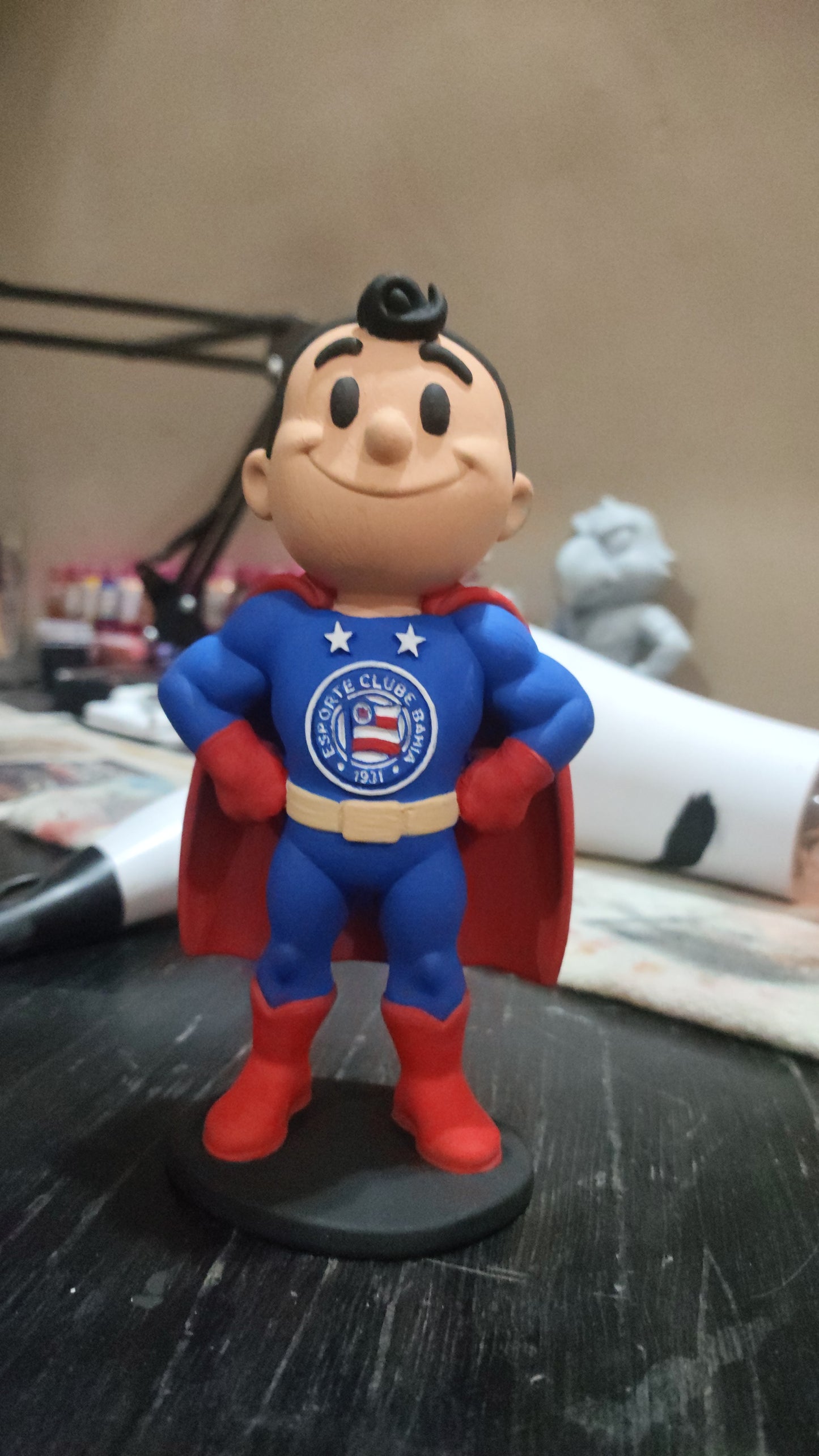 Estatueta Mascote Bahia Super Homem
